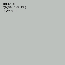#BDC1BE - Clay Ash Color Image